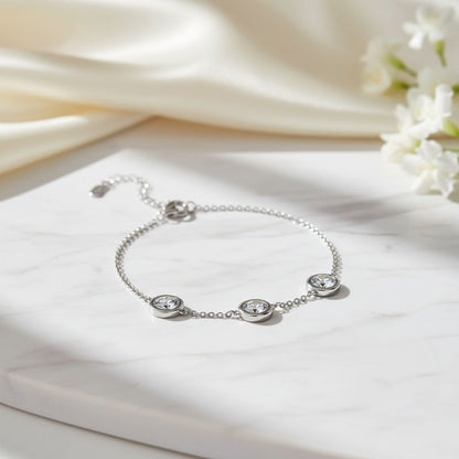 5'li Lüks Aşk Takı Seti 925 Ayar Gümüş -18 Ayar Altın Kaplama - İtalya Üretim