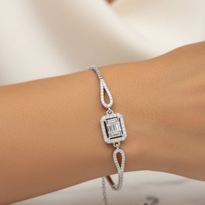 4'lü Baget 925 Gümüş Takı Seti - 18k Altın Kaplama