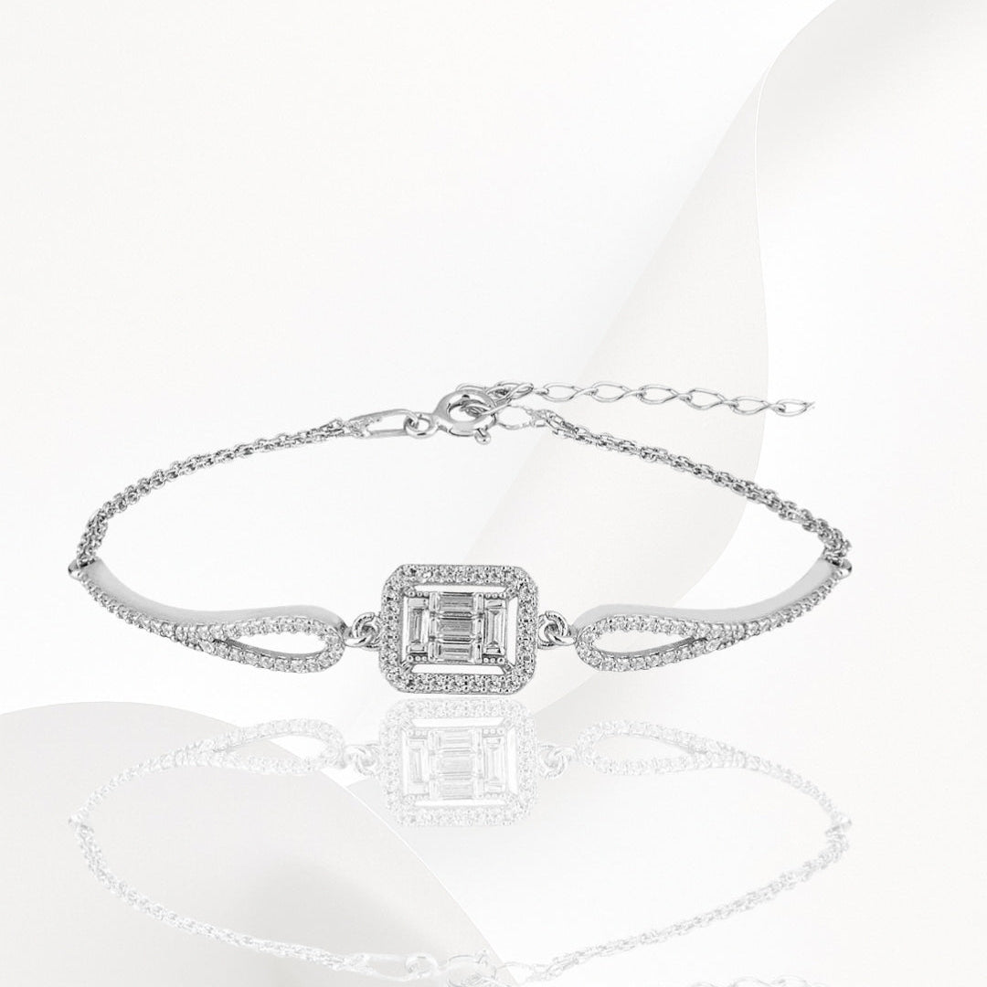 4'lü Baget 925 Gümüş Takı Seti - 18k Altın Kaplama