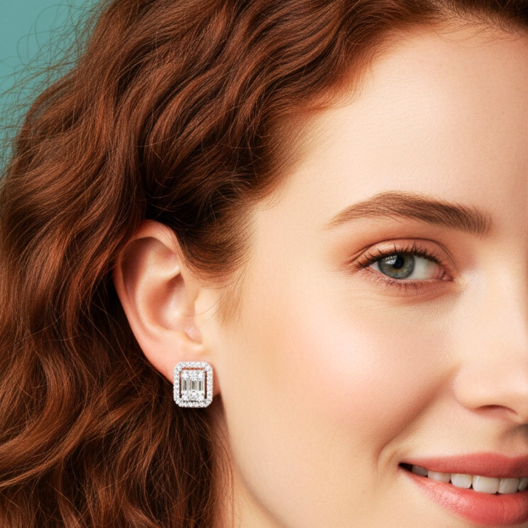 4'lü Baget 925 Gümüş Takı Seti - 18k Altın Kaplama