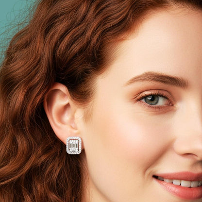 Baget  Küpe  925k Gümüş - 18k Altın Kaplama