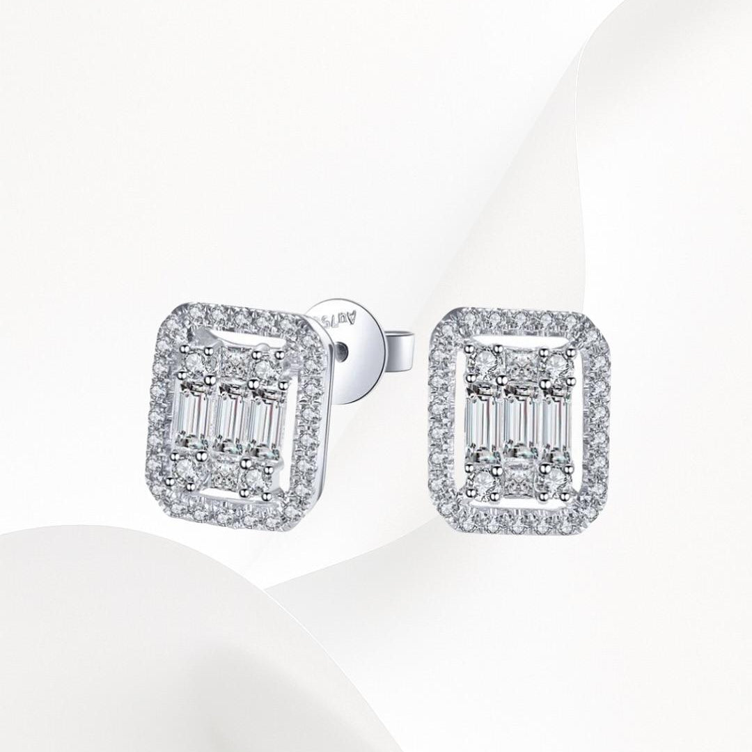 Baget  Küpe  925k Gümüş - 18k Altın Kaplama