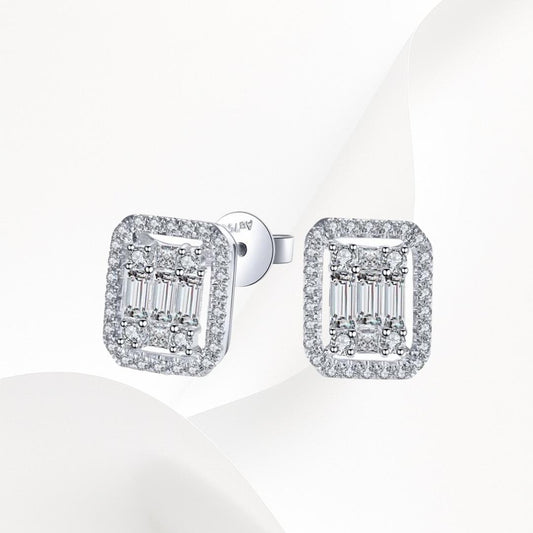 Baget  Küpe  925k Gümüş - 18k Altın Kaplama