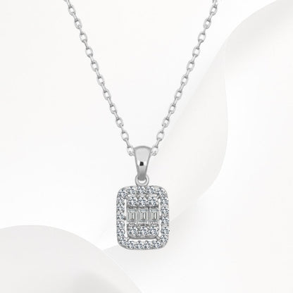 Baget Kolye  925k Gümüş - 18k Altın Kaplama