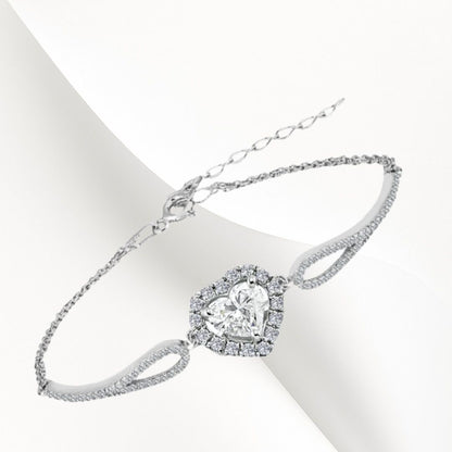 Kalpli Bileklik  925k Gümüş - 18k Altın Kaplama