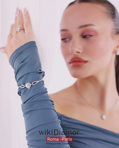 4'lü Kalpli 925 Gümüş Takı Seti - 18k Altın Kaplama