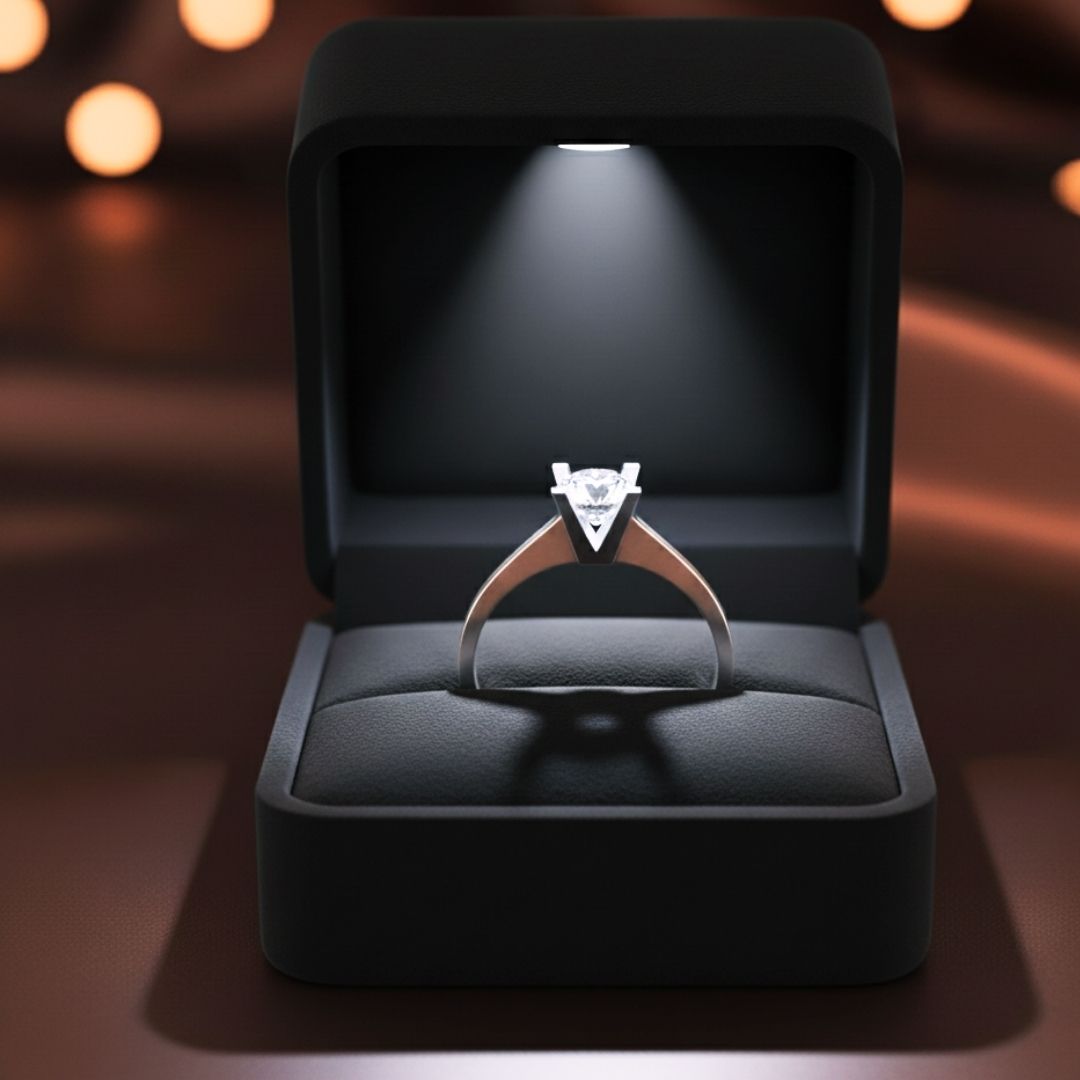 5'li Lüks Aşk Takı Seti 925 Ayar Gümüş -18 Ayar Altın Kaplama - İtalya Üretim